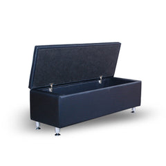 Karma Pooraka 3 Seater Ottoman Waiting Lounge With Storage 05010101 - Black Retail Karma
