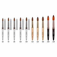 ACOS 100% Kolinsky Sable Acrylic Brush Oval Long  (Professional type)