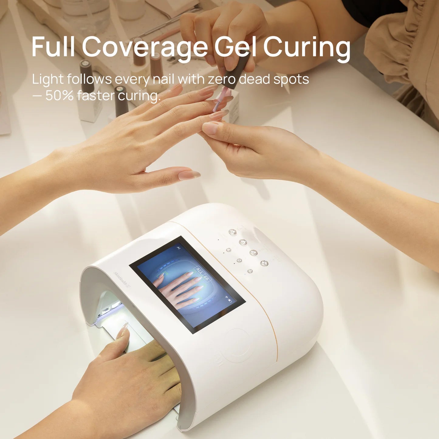 O NAIL Skin Health No.1 AI Nail Lamp - Lashmer