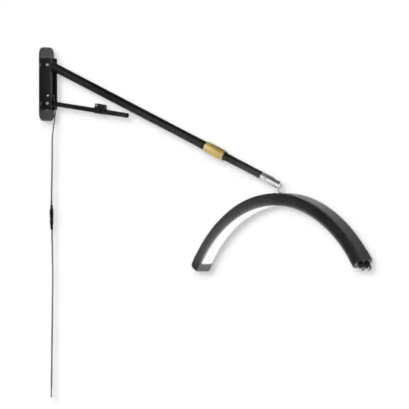 Karma Wall Mount LED Half Moon Light is a 23″ White 011004 - Lashmer