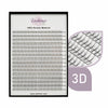 XL tray-Long Stem Premade Fans | Lashmer | C, D Curl--3D - 16 Lines - 640 Fans, Ultra Black - Lashmer