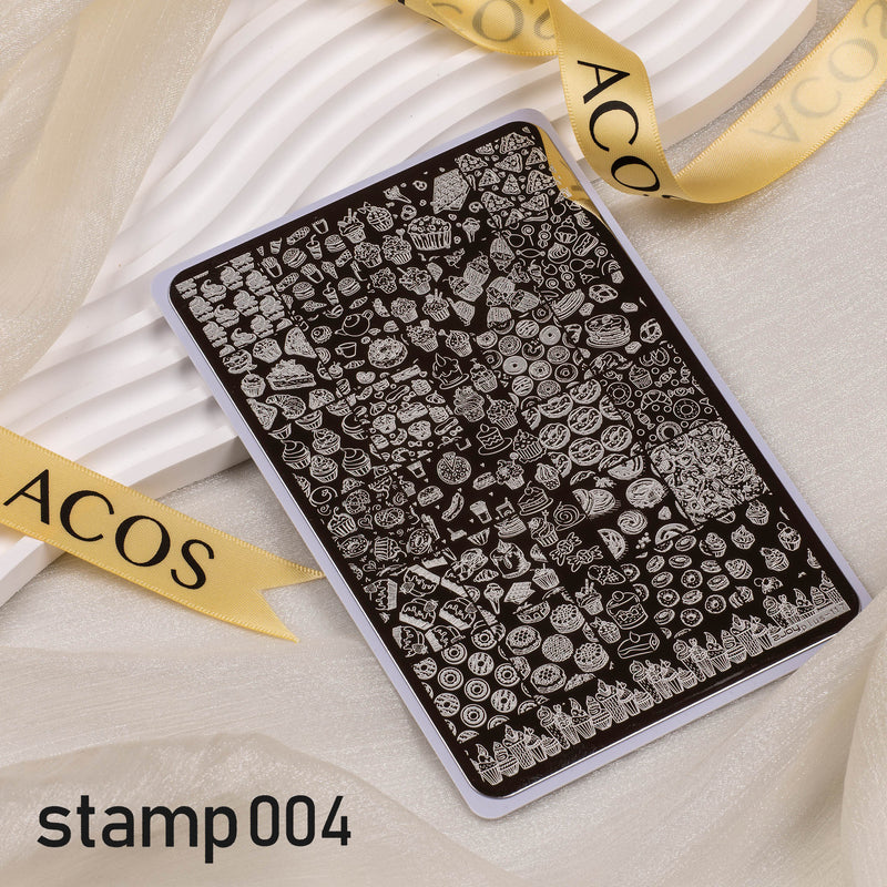 ACOS XL Large Stamping Plates Nail Art Designs - Lashmer