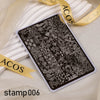 ACOS XL Large Stamping Plates Nail Art Designs - Lashmer