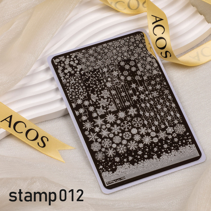 ACOS XL Large Stamping Plates Nail Art Designs - Lashmer
