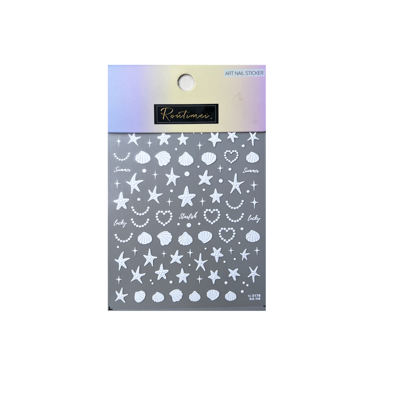 ACOS Nail Art Stickers -- Marine Life Series #004 - Lashmer