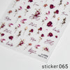 ACOS Nail Art Stickers -- Flowers #011 - Lashmer