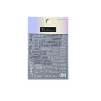 ACOS Nail Art Stickers -- Letter #005 - Lashmer