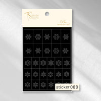 ACOS Nail Art Stickers -- Multi Shape - Lashmer