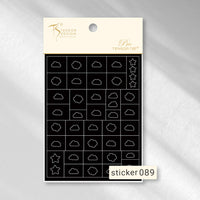 ACOS Nail Art Stickers -- Multi Shape - Lashmer