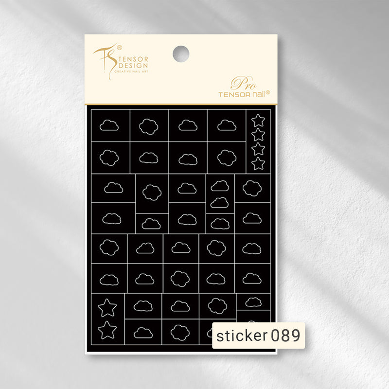 ACOS Nail Art Stickers -- Multi Shape - Lashmer