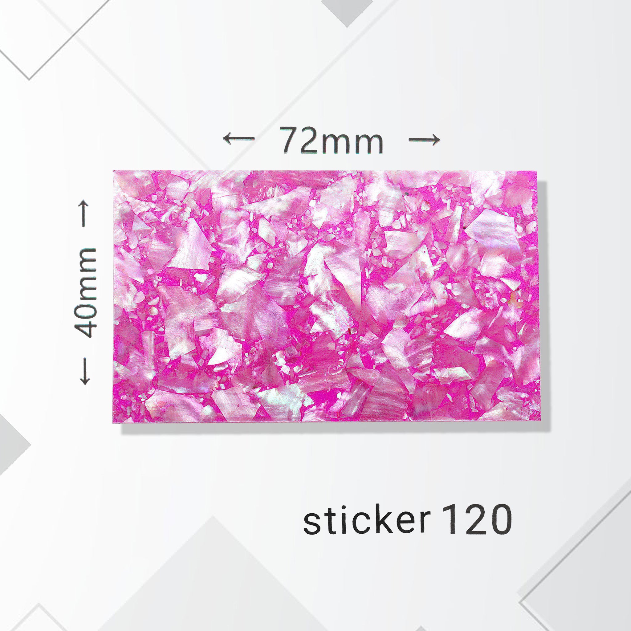 ACOS Nail Art Stickers -- Marble - Lashmer