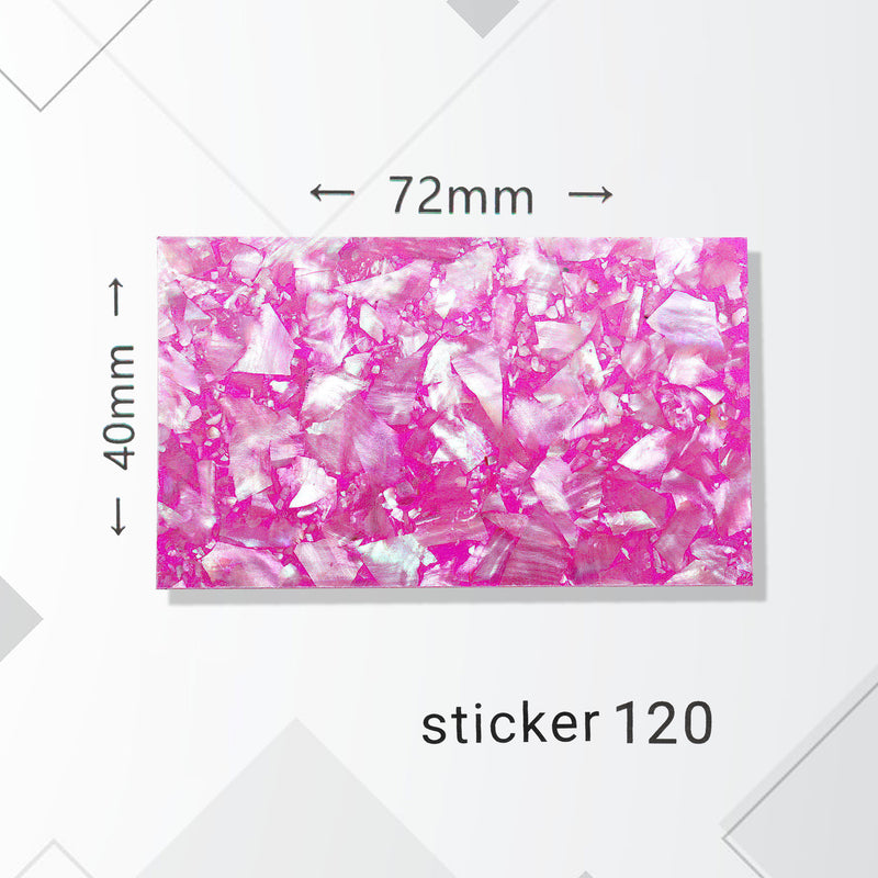 ACOS Nail Art Stickers -- Marble - Lashmer