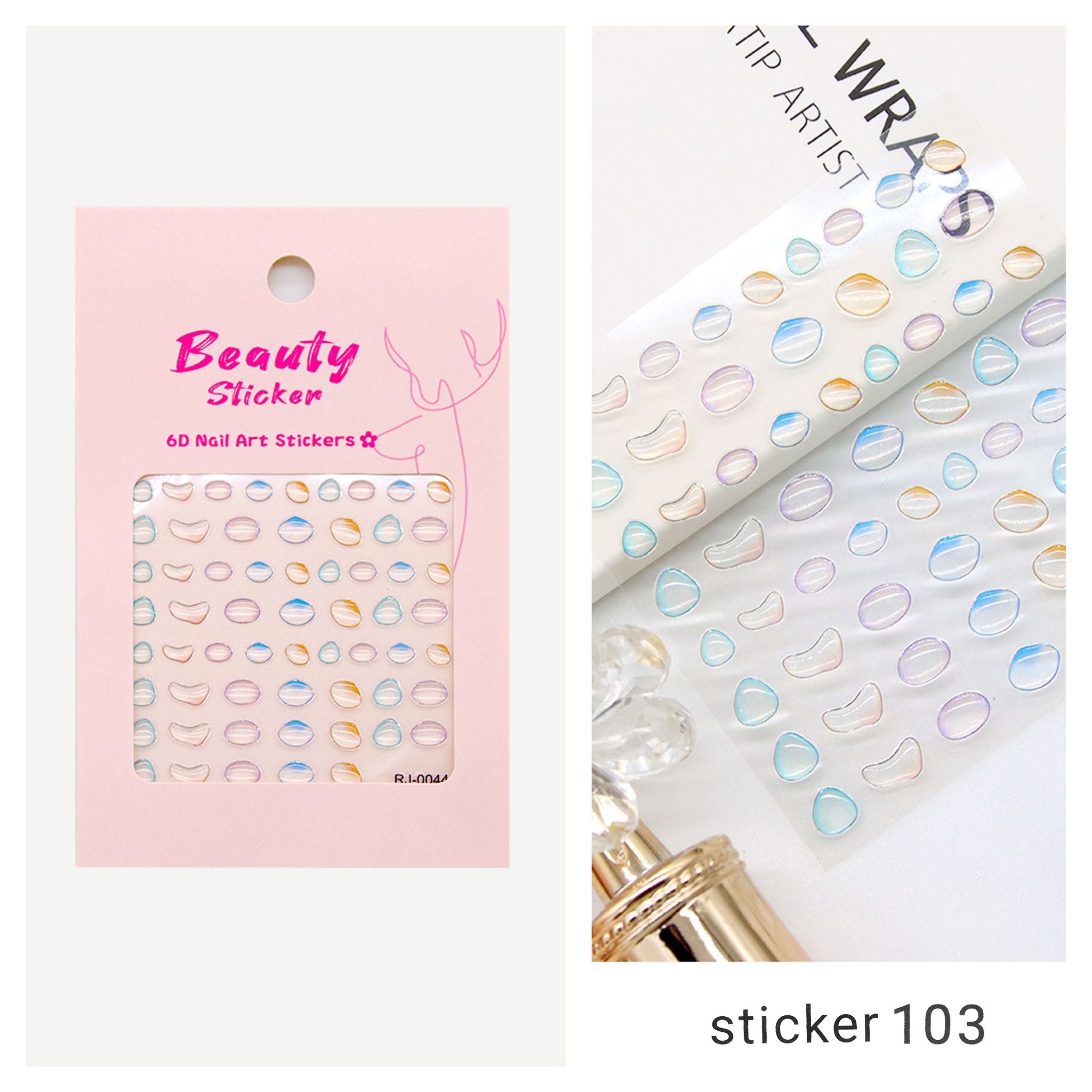 ACOS Nail Art Stickers -- Jewelry - Lashmer