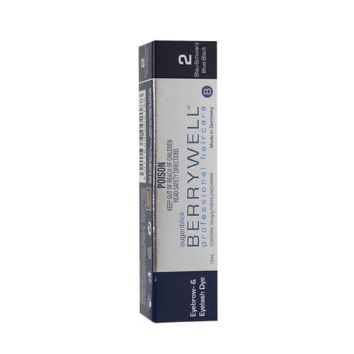 Berrywell Eyebrow And Eyelash Tint Blue Black 15ml - Lashmer Nails&Eyelashes Supplier