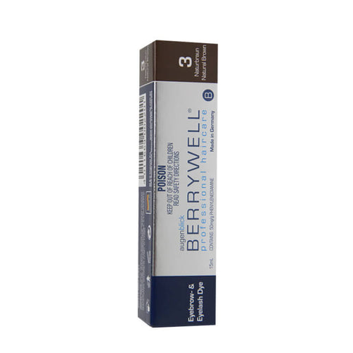 Berrywell Eyebrow And Eyelash Tint Natural Brown 15ml - Lashmer Nails&Eyelashes Supplier