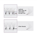 C, D Curl--6D Short Stem Premade Fans - Lashmer Nails&Eyelashes Supplier