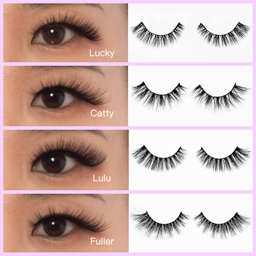 No Mink//Faux Mink Strip Lashes--Mo Mo Cha - Lashmer Nails&Eyelashes Supplier