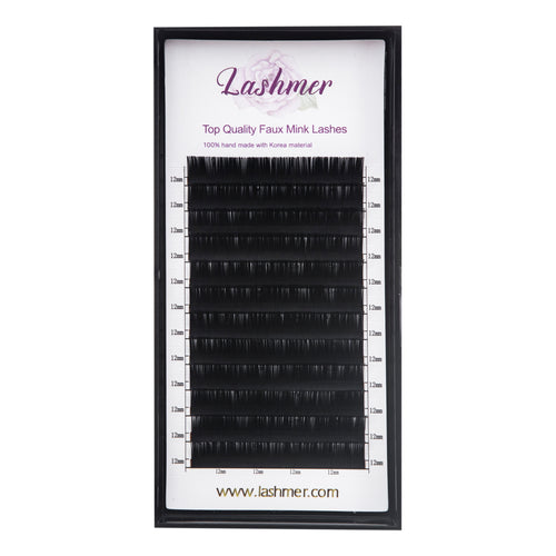Silk Flat Lashes (0.15/0.20)  C Curl - Lashmer Nails&Eyelashes Supplier