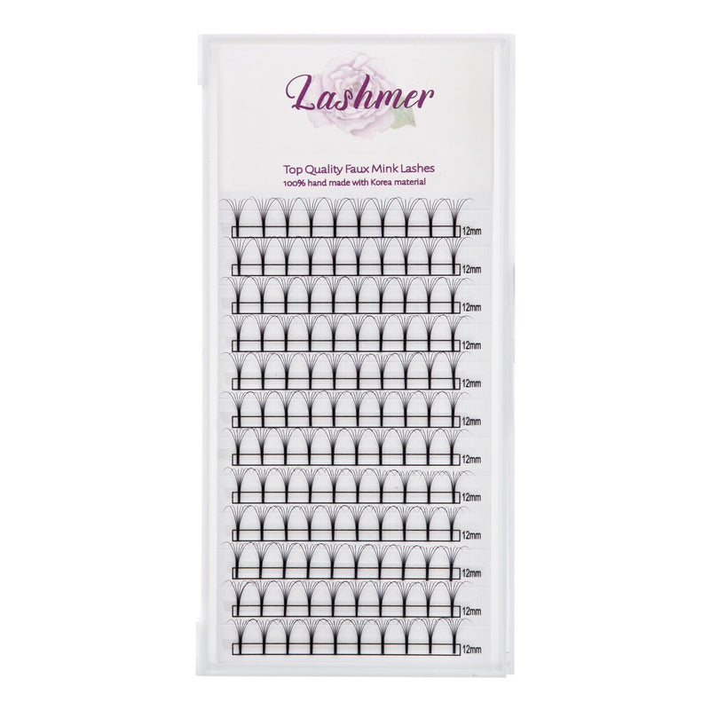 7D C/0.05 Curl Long Stem premade Fans - Lashmer Nails&Eyelashes Supplier