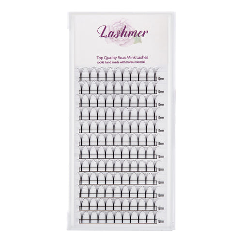 C Curl Long Stem premade Fans(3D, 4D, 5D, 6D) - Lashmer Nails&Eyelashes Supplier