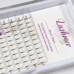 C Curl Short Stem premade Fans(3D, 4D, 5D, 6D) - Lashmer Nails&Eyelashes Supplier