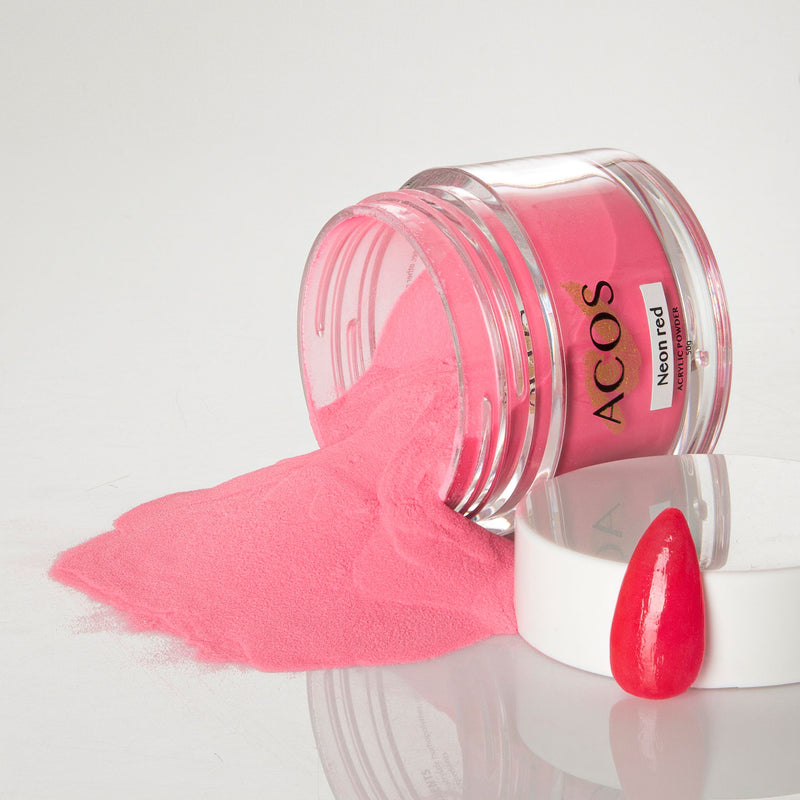 ACOS Dipping & Acrylic Powder (2in1) Red (50gm) - Lashmer Nails&Eyelashes Supplier
