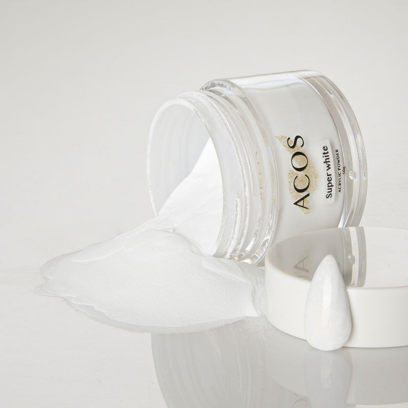 ACOS Dipping & Acrylic Powder (2in1) White (50gm) - Lashmer Nails&Eyelashes Supplier
