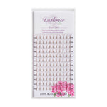 Brown 5D Premade fans Short Stem - Lashmer Nails&Eyelashes Supplier