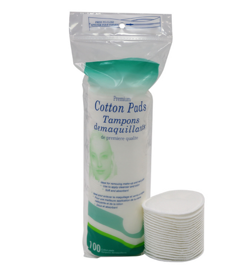 Cotton Pads (100pcs/pack) - Lashmer Nails&Eyelashes Supplier