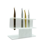 Marble Acrylic Tweezer Stand - Lashmer Nails&Eyelashes Supplier