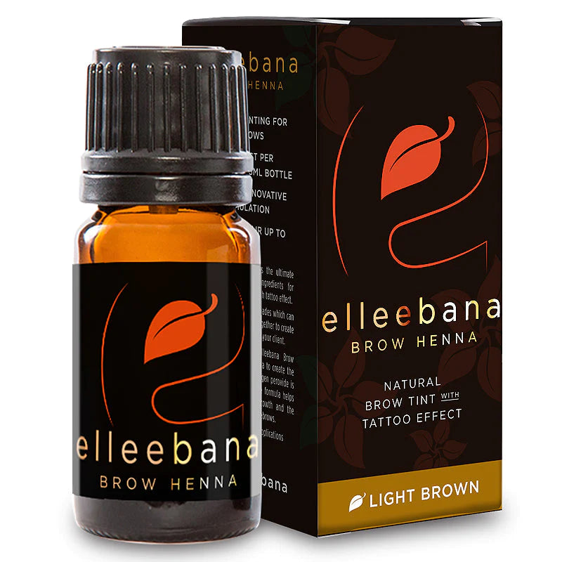 Elleebana Light Brown Brow Henna (10g) - Lashmer Nails&Eyelashes Supplier
