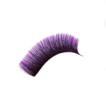 Purple Fast and Easy Fans Eyelashes  C Curl  (0.07) - Lashmer Nails&Eyelashes Supplier